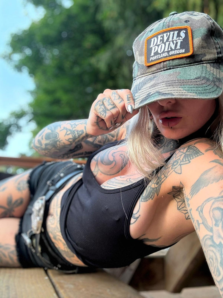 Devils Point Camo Dad Hat - Fall Edition