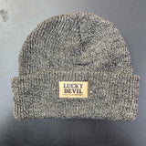 Lucky Devil Rib Knit Beanie