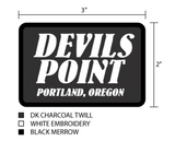 Devils Point Embroidered Iron-On Patch