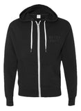 Devils Point Mens B&W Skull Hoodie