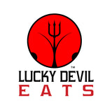 Lucky Devil Eats Sticker